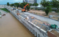Đồng Tháp: Bờ kè hơn 220 tỷ đồng thi công theo lệnh khẩn cấp, về đích sớm bốn tháng
