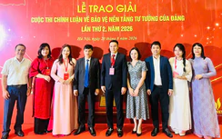 Báo Xây dựng đạt giải C Cuộc thi chính luận bảo vệ nền tảng tư tưởng của Đảng
