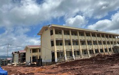 Gia Lai: Mưa lớn liên tục, nhiều trường nội trú biên giới chậm tiến độ