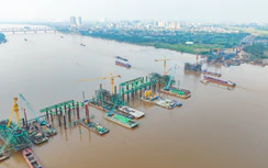 Hà Nội: Ba đại công trường cầu vượt sông Hồng cùng tăng tốc, chạy đua về đích trước APEC