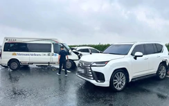 Điều tra vụ ô tô Lexus dừng giữa cao tốc Pháp Vân - Cầu Giẽ, khiến hai xe khác đâm dồn toa