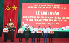 Đắk Lắk: Đội K51 lên đường tìm kiếm hài cốt liệt sĩ tại Campuchia