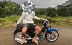 Lâm Đồng: Thanh niên ngồi lệch một bên đi xe máy bị phạt 9,75 triệu đồng và tịch thu xe