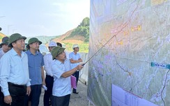 Bộ trưởng Trần Hồng Minh kiểm tra tiến độ thực hiện dự án cao tốc Tuyên Quang - Hà Giang