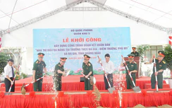 Quảng Ngãi: Khởi công nhà thi đấu đa năng 2,5 tỷ đồng tại Trường THCS Ba Gia