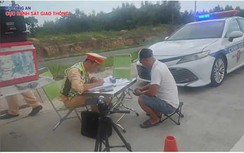 Bằng lái hết hạn, xe chở quá tải trên cao tốc, tài xế và chủ xe bị phạt gần 80 triệu đồng