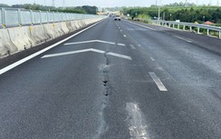 Xử lý bước đầu vết nứt dài 40m trên cao tốc Biên Hòa - Vũng Tàu vào ngày 30/9