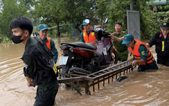 Mưa lớn cùng triều cường gây ngập nhiều khu vực tại Đồng Nai