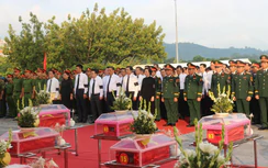 Xúc động lễ truy điệu và an táng 71 hài cốt liệt sĩ ở Lào Cai