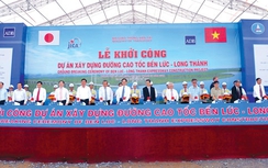 Thi công đồng loạt cao tốc Bến Lức - Long Thành