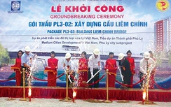 Cầu Liêm Chính qua sông Châu Giang
