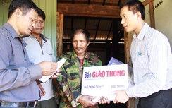 Báo Giao thông trao quà cho gia đình nạn nhân TNGT ở Gia Lai