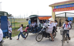 Sẽ xử lý nghiêm xe tự chế đưa đón học sinh