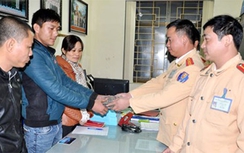 Trả lại 100 triệu đồng cho người bị mất