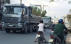 Đồng Nai: Xe ben chạy từng đoàn tung hoành khu dân cư