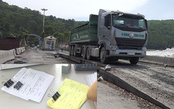 Sẽ xử nghiêm xe xi măng Công Thanh chở quá tải