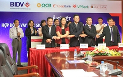 BIDV ký hợp đồng vay phụ với 4 ngân hàng