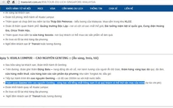 Sau phản ánh của báo, tour sòng bạc thận trọng mời chào khách