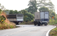 Nguy hiểm vì chưa lắp gương cầu lồi đèo Bảo Lộc