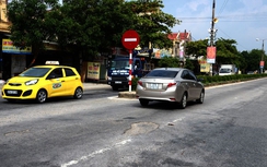 QL46 từ Vinh đi Nam Đàn xuống cấp