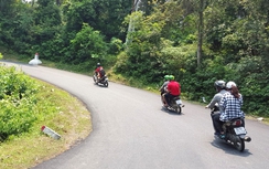 Cẩn trọng khi chạy xe trên cung đường Tam Đảo