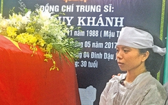 Đẫm nước mắt đám tang CSGT bị xe máy đâm