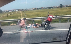 Hãi hùng “hung thần” xe máy trên cao tốc