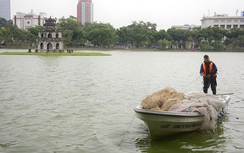 Nạo vét hồ Hoàn Kiếm xong trước ngày 22 tháng Chạp