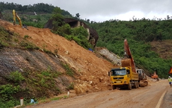 Đã thông QL27C sau sạt lở đèo Khánh Lê