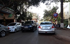 Biển báo cấm đỗ xe bị vô hiệu