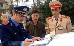 Hải Dương:Xử lý xe dừng, đỗ và cơi thùng trái phép trên quốc lộ