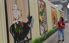 “Thay áo mới” cho Hà Nội bằng tranh 3D