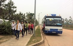 Vĩnh Phúc: Xử nghiêm xe hợp đồng chở công nhân vi phạm