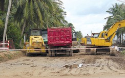 Nâng cấp QL60 chậm do năng lực nhà thầu