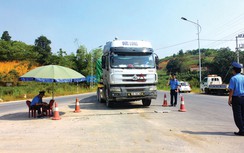 Chặn xe quá tải né Trạm thu phí BOT Tam Nông