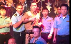 Tuấn Hưng "cáu tiết" khi bị khán giả ném ly lên sân khấu