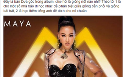 Lưu Thiên Hương phản pháo tin ca khúc Dựa đạo nhạc