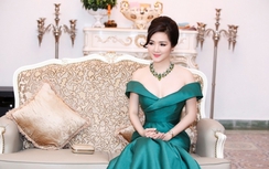 Hoa hậu Giáng My khoe làn da trắng không tỳ vết