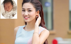 Á hậu Ngô Trà My sinh con gái sau 5 tháng kết hôn