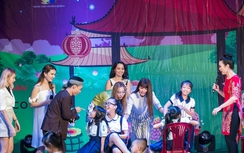 Mai Thu Huyền lội mưa vui trung thu với trẻ em nghèo