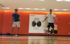 Video: Thái Hòa - Kim Lý nhảy zumba cực dẻo