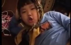 Con trai Xuân Bắc gây sốt với clip hát nhép "Ông bà anh"