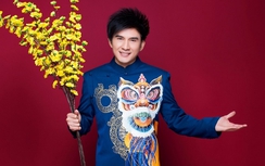 Đan Trường khoe vẻ đẹp "không tuổi" khi diện áo dài đón Tết