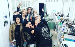 Ngô Thanh Vân khoe ảnh trên phim trường phim đóng cùng Will Smith