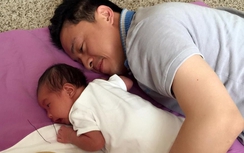 Lam Trường thích thú khi làm "ông bố bỉm sữa"