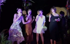 "Quẩy" cực sung trong đám cưới, Mỹ Tâm bị fan nghi say xỉn