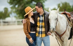 Bình Minh trốn vợ đi dạo cùng Mai Thu Huyền bên trời Tây