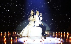 Diễn viên Thanh Trúc vừa hát vừa sợ bị cháy váy