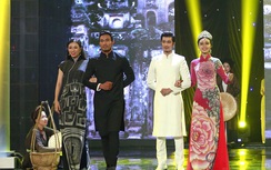 Ấn tượng màn tái hiện trình diễn áo dài ở phiên chợ Âm dương