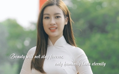 Đỗ Mỹ Linh tự tin trình bày tiếng Anh ở Miss World